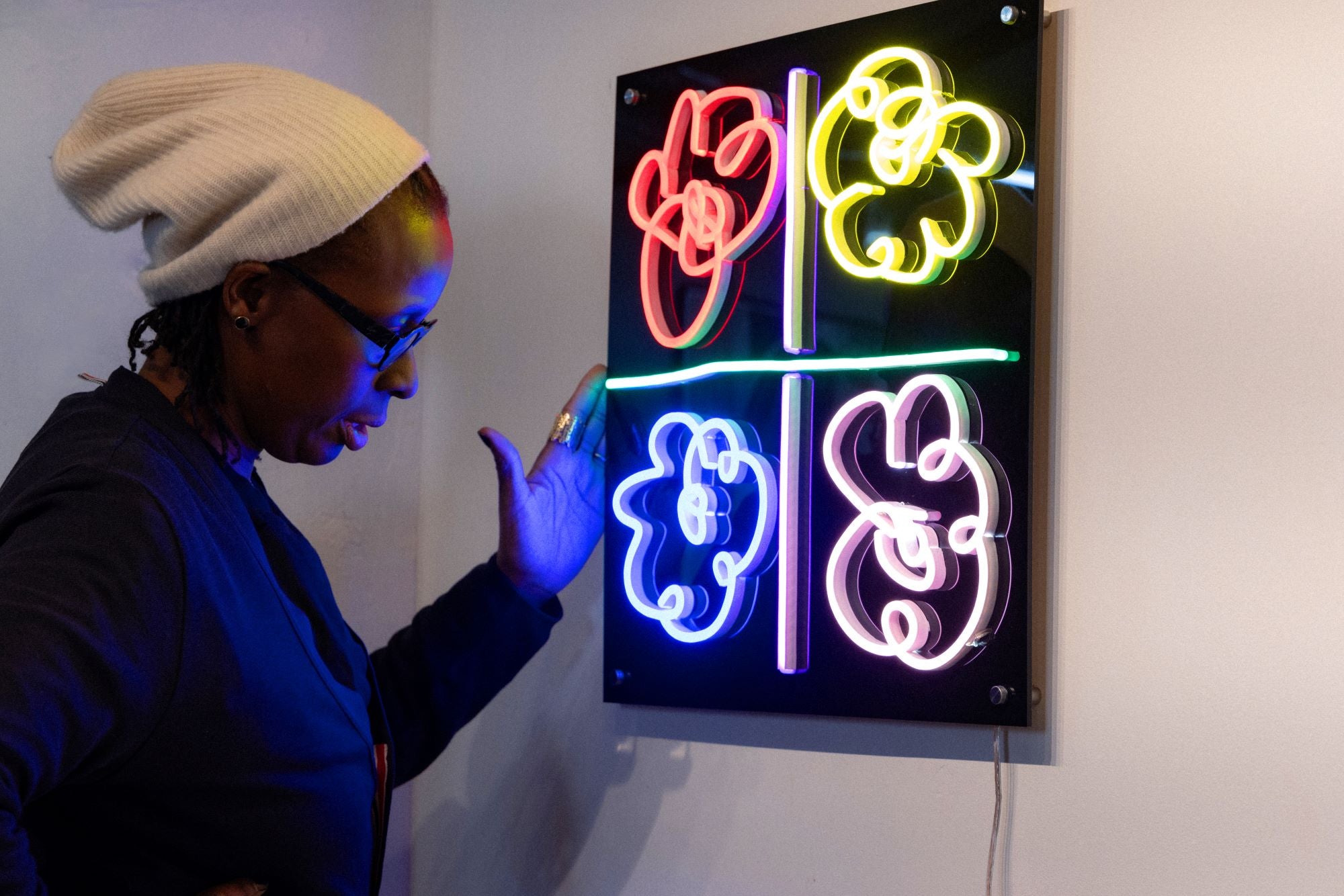 Flowers by Mickalene Thomas, LED-Neonzeichen